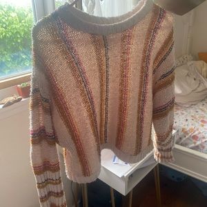 Billabong knitted striped sweater, size small